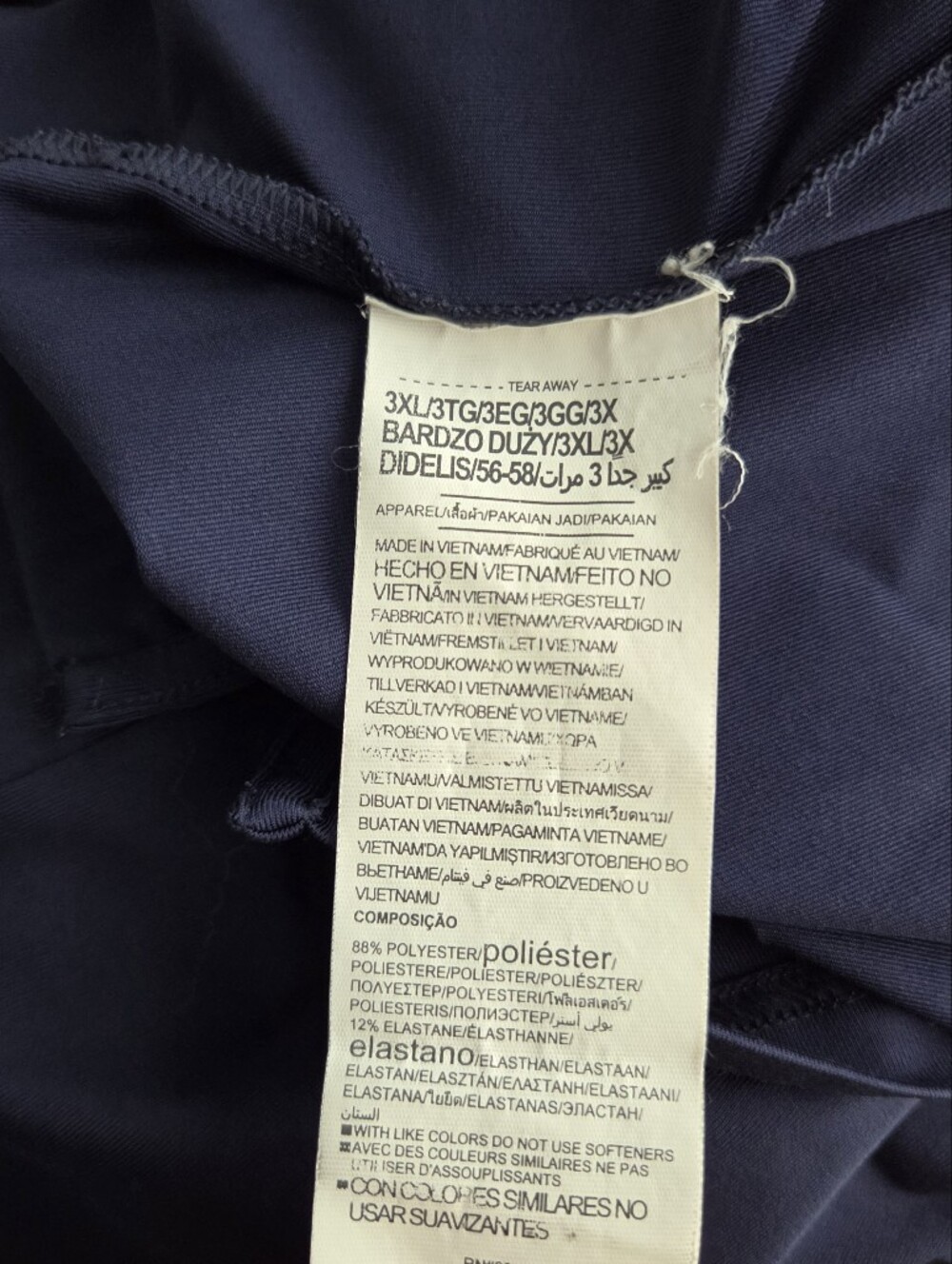 Under Armour Performance Lose Heat Gear Golf Polo Shirt Blue Men's Size 3XL - Picture 6 of 6